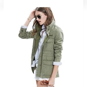 Madewell Catskills Utility Jacket 🍃 Army Green 100% Cotton | Size Small